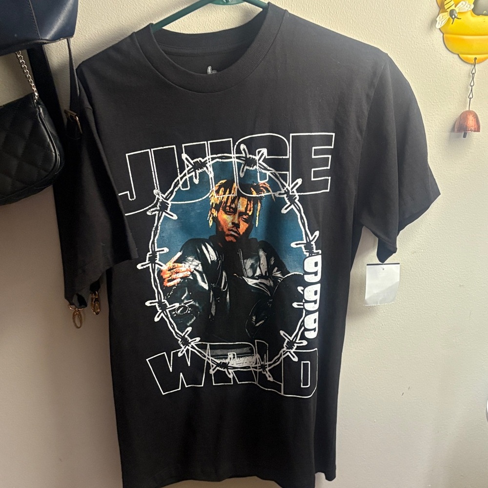 Black Graphic Short Sleeve Tee